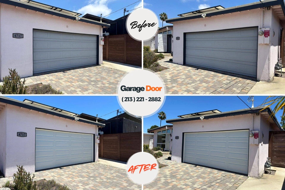 Before and after: garage door repair Timberline-Fernwood, AZ